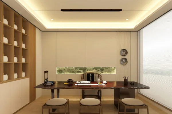 PET Acoustic Slat Panel Detail