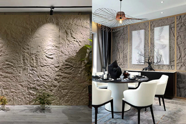 Realistic PU Stone Wall Panel Texture Comparison