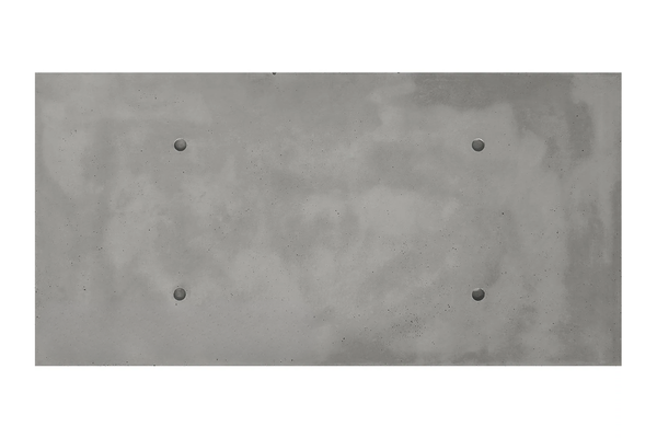 Pitted concrete wall