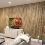 Padded Wall Panel, Acoustic Slat Panel