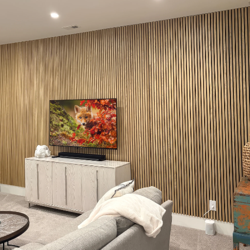 Padded Wall Panel, Acoustic Slat Panel