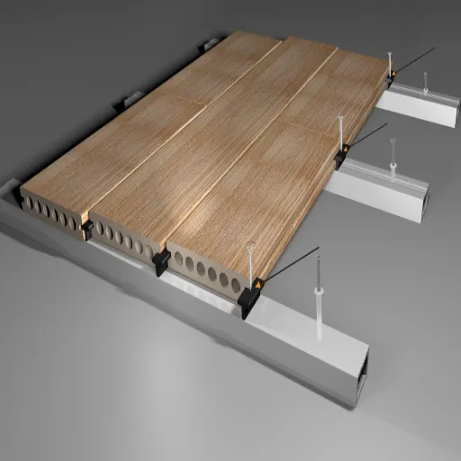 How to Install the First WPC Decking Board and Starter Clips