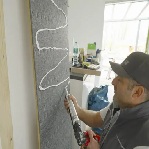 WPC Acoustic Panel Installation Method 2_ Direct Glue _ Adhesive Mount