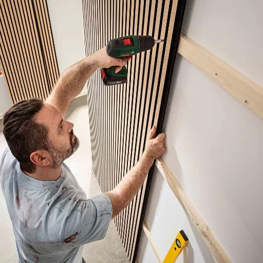 WPC Acoustic Panel Installation Method 3_ Direct Screw Mount