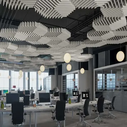 Ceiling Baffle Layout Patterns