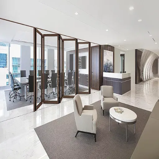 Spacing for Glass Walls, Partitions, and Hybrid Zones