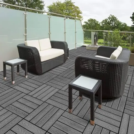 Balcony and Small-Space WPC Deck Tile Design Ideas