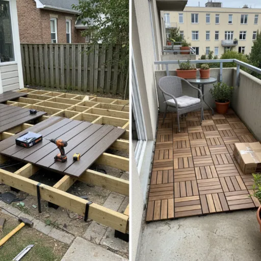 What's the Real Difference Between WPC Deck Tiles and WPC Decking Boards_
